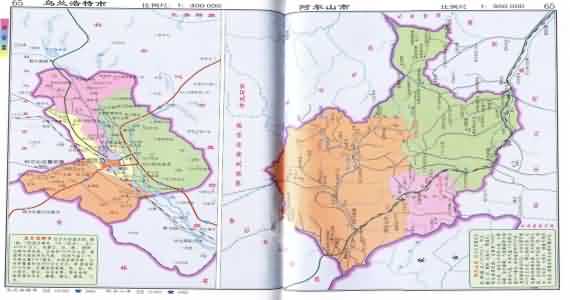 乌兰浩特地图