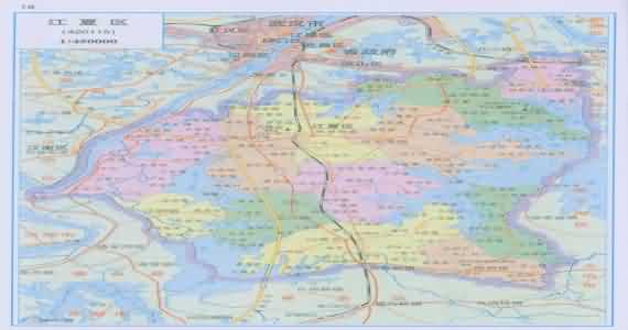 江夏地图
