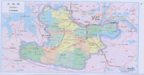 湖北大冶地图